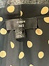 J.Crew 365 Polka Dots Black Long Sleeve Blouse Size 10 - photo 7