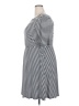 Torrid Stripes Black Casual Dress Size 2X Plus (2) - photo 5