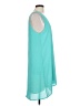 Pearle 88 100% Polyester Solid Teal Casual Dress Size L - photo 4