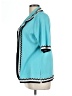 misook 100% Acrylic Teal Cardigan Size L - photo 5