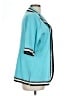 misook 100% Acrylic Teal Cardigan Size L - photo 4