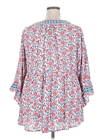 Cynthia Rowley 3/4 Sleeve T-Shirt (view 2)