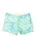 Lilly Pulitzer 100% Cotton Print Blue Board Shorts Size 0 - photo 1