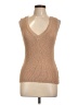 CALISTA 100% Polyester Tan Sleeveless Top Size L - photo 1