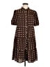 Eliza J 100% Polyester Polka Dots Brown Casual Dress Size 6 - photo 1