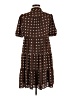 Eliza J 100% Polyester Polka Dots Brown Casual Dress Size 6 - photo 2