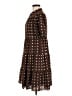 Eliza J 100% Polyester Polka Dots Brown Casual Dress Size 6 - photo 5