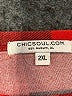 chic soul (chicsoul.com) 100% Polyester Red 3/4 Sleeve Blouse Size XXL - photo 7