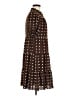 Eliza J 100% Polyester Polka Dots Brown Casual Dress Size 6 - photo 4