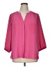 NYDJ Pink 3/4 Sleeve Blouse Size XL - photo 1