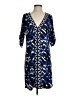 BCBGMAXAZRIA Print Blue Casual Dress Size S - photo 1
