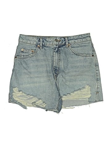 Topshop Denim Shorts (view 1)