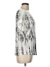 Express Animal Print Silver Short Sleeve T-Shirt Size L - photo 4