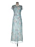 Express 100% Polyester Blue Casual Dress Size 7 - 8 - photo 1