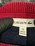 Lacoste Burgundy Sweatshirt Size 12 - photo 3