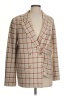 Wilfred Plaid Ivory Tan Blazer Size 0 - photo 1