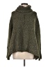 Ruby Moon Tweed Green Turtleneck Sweater Size M - photo 1