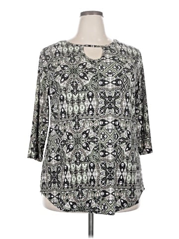Bobbie Brooks 3/4 Sleeve T-Shirt (view 1)