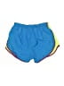Nike 100% Polyester Color Block Blue Athletic Shorts Size S - photo 2