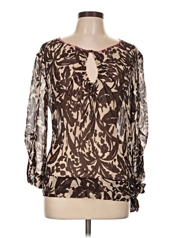 BCBGMAXAZRIA 3/4 Sleeve Blouse (view 1)