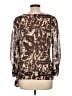 BCBGMAXAZRIA Brown 3/4 Sleeve Blouse Size L - photo 2