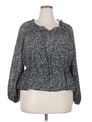 Universal Thread 3/4 Sleeve Blouse (view 1)