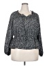 Universal Thread 100% Polyester Gray 3/4 Sleeve Blouse Size XXL - photo 1