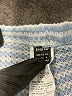 Shein Chevron-herringbone Blue Shorts Size 4 - photo 3