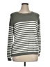 Jason Wu Stripes Gray Pullover Sweater Size 1X - photo 1