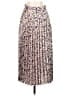 BOSS by HUGO BOSS 100% Polyester Print Silver Casual Skirt Size XL - photo 1