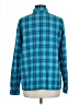 L.L.Bean 100% Nylon Plaid Teal Long Sleeve Button-Down Shirt Size XL - photo 2