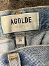AGOLDE 100% Cotton Blue Denim Shorts Size 26 waist - photo 3