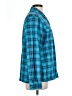 L.L.Bean 100% Nylon Plaid Teal Long Sleeve Button-Down Shirt Size XL - photo 4