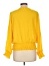 Counterparts 100% Polyester Yellow Long Sleeve Blouse Size L - photo 2