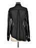 Decree Color Block Black Long Sleeve Blouse Size M - photo 2