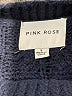 Pink Rose Blue Pullover Sweater Size L - photo 7