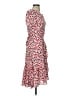 Talbots 100% Polyester Hearts Red Casual Dress Size 2 (petite) - photo 4