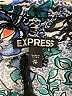 Express 100% Rayon Paisley Blue Casual Skirt Size XS - photo 3