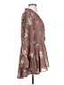 City Chic 100% Polyester Brown 3/4 Sleeve Blouse Size XXS - photo 4