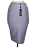 Shinestar Solid Gray Casual Skirt Size M - photo 2