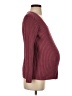 Gap - Maternity 100% Cotton Burgundy Pullover Sweater Size Sm Maternity - photo 4