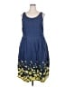 Chadwicks Stars Blue Cocktail Dress Size 18 - photo 1