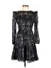Zac Posen Floral Black Cocktail Dress Size 16 - photo 1