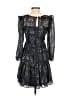 Zac Posen Floral Black Cocktail Dress Size 16 - photo 2