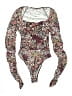 Shein Burgundy Bodysuit Size 4 - photo 1