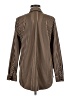 Chico's Chevron-herringbone Brown Long Sleeve Blouse Size M - photo 2