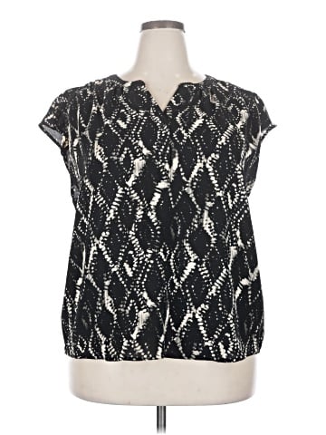 Simply Vera Vera Wang Short Sleeve Blouse (view 1)