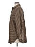 Chico's Chevron-herringbone Brown Long Sleeve Blouse Size M - photo 5