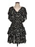 She + Sky 100% Polyester Animal Print Black Casual Dress Size L - photo 1