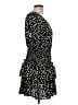 She + Sky 100% Polyester Animal Print Black Casual Dress Size L - photo 4